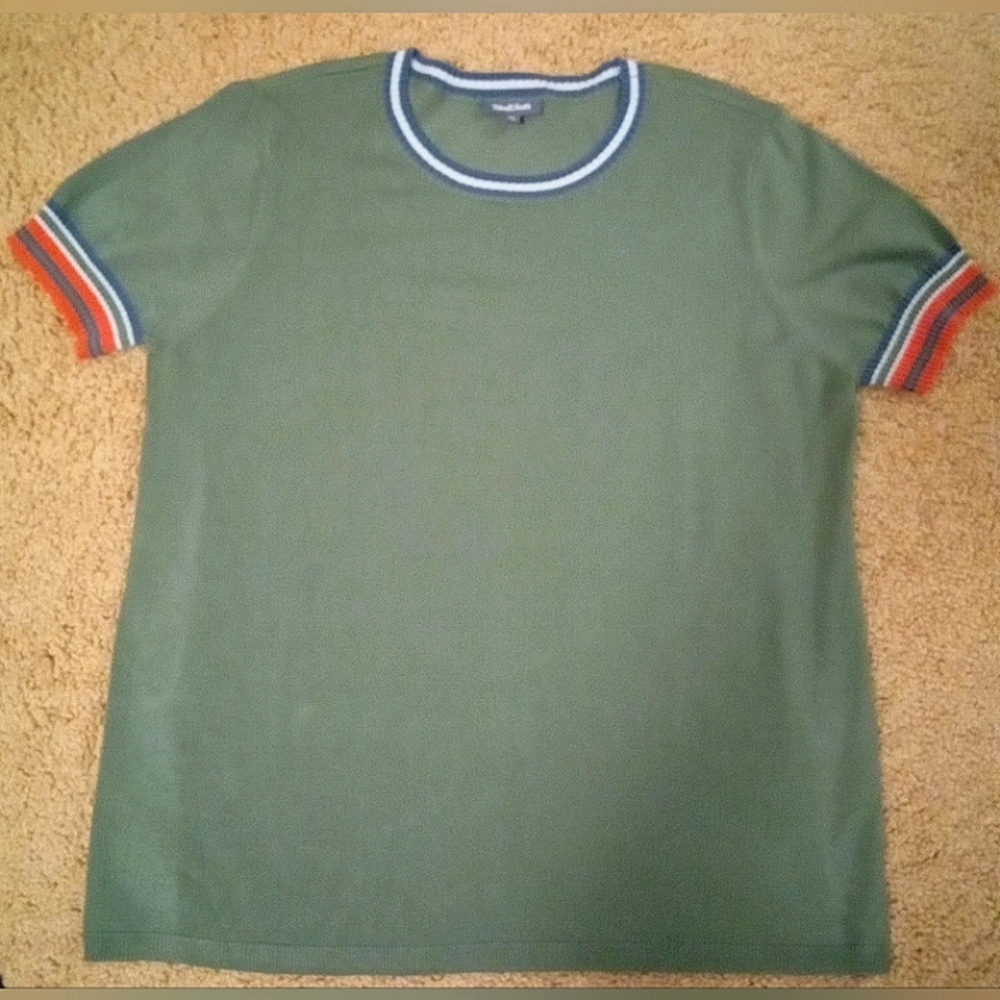 Modcloth Green Sweater Shirt